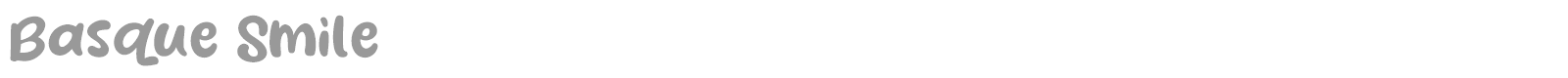 Basque Smile font preview